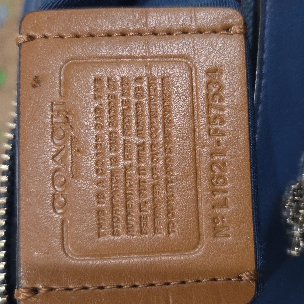 💙🔹️Coach 🔹️Mini Bennett Floral Logo Printed coated Canvas Satchel Wallet Set - Picture 12 of 13